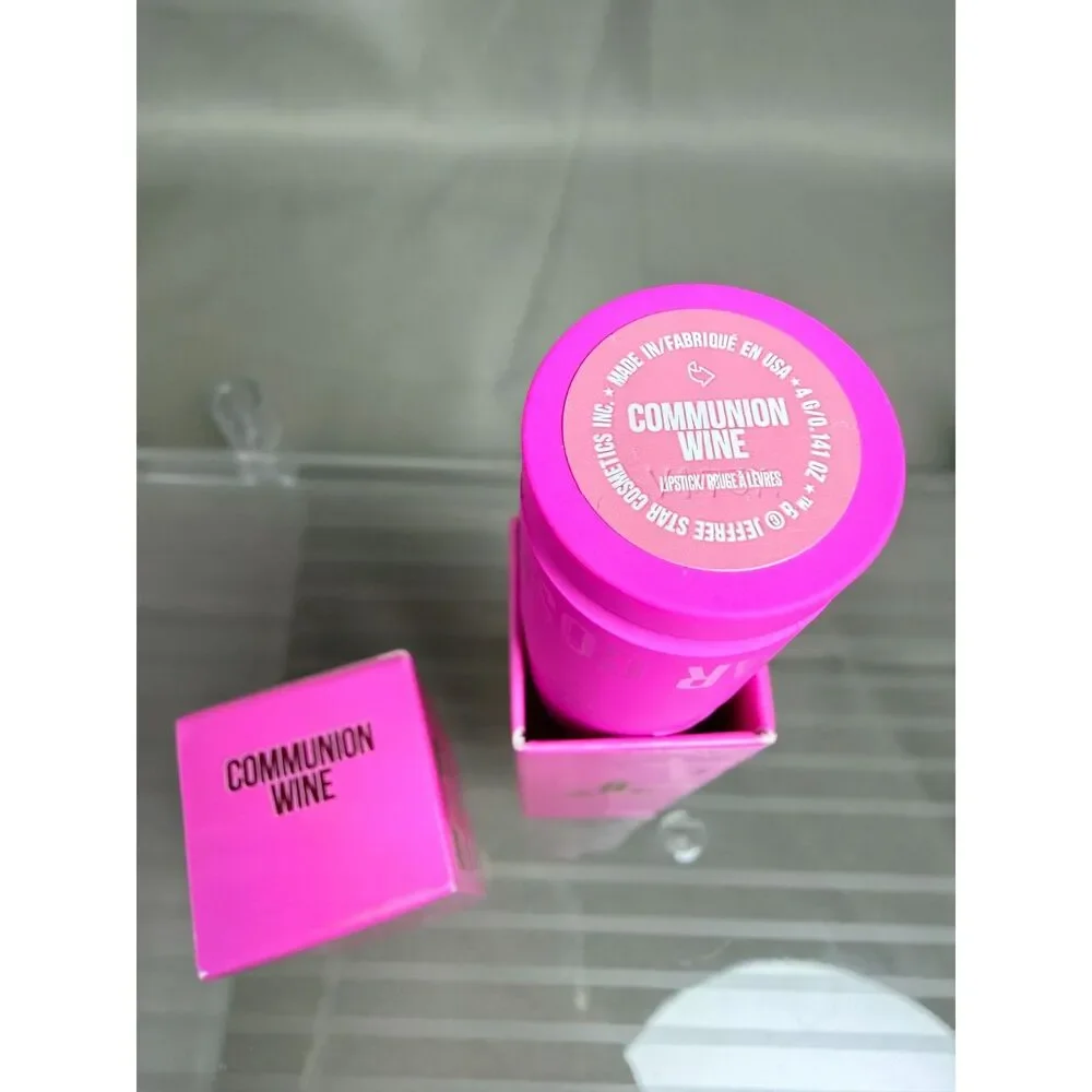 NIB Jeffree Star Full Size Communion Wine Velvet Trap Lipstick